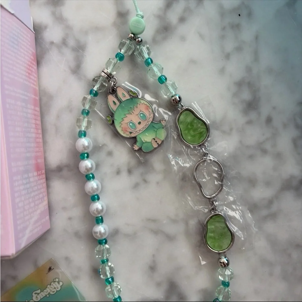 Big Into Energy labubu phone charm - Serenity - Pop Mart